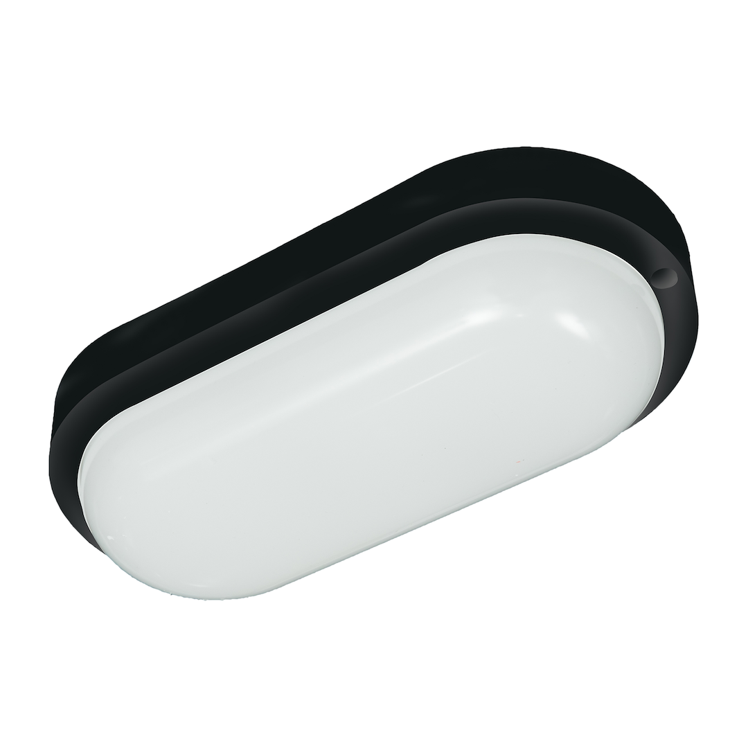 Oprawa Kanałowa Davo Owal 8W 4000K IP64 Czarny Milagro