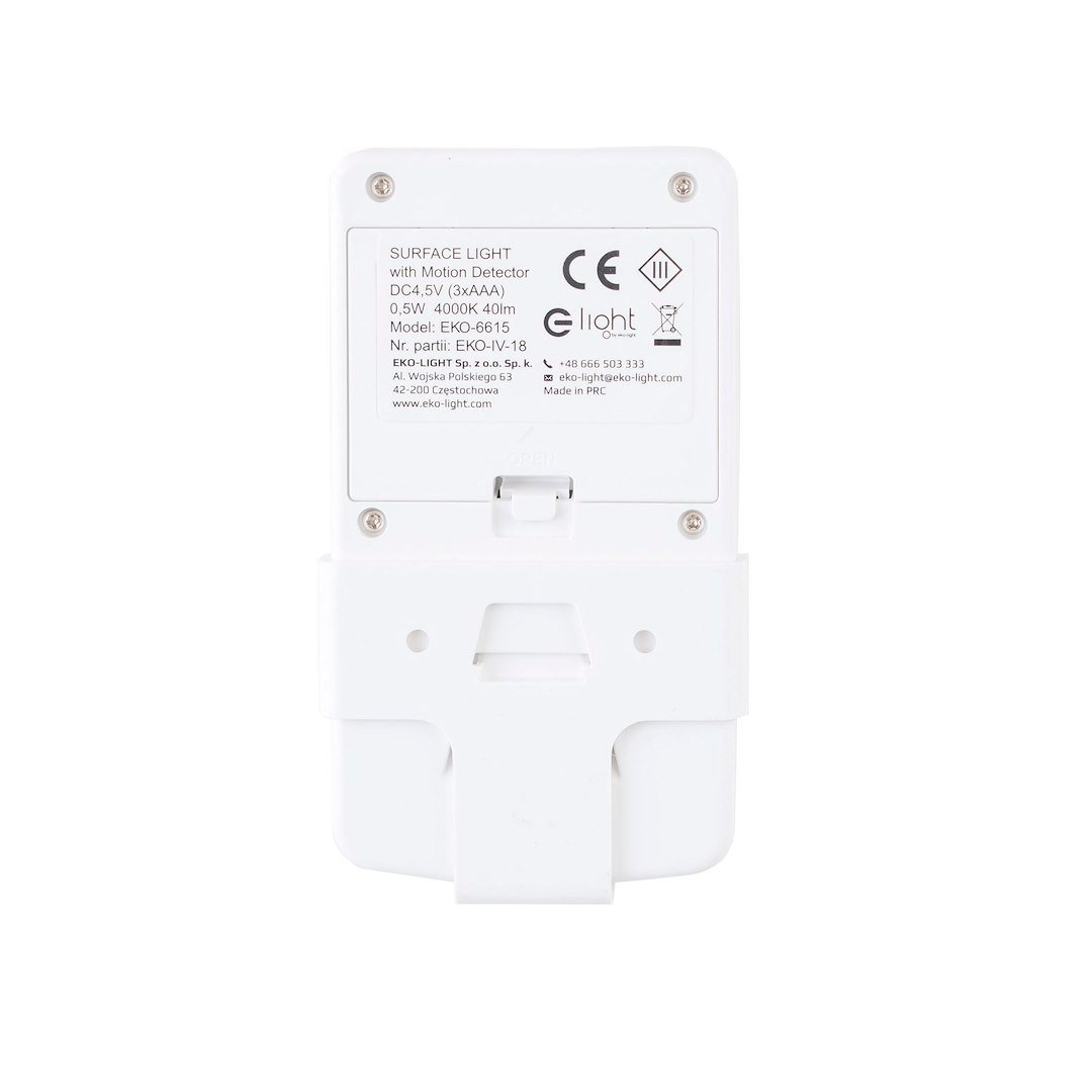 LAMPKA NATYNKOWA Z CZUJKĄ RUCHU + ŚWIATŁO BOCZNE 4000K Milagro - obrazek 3