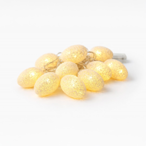 Bawełniane Jajka Wielkanocne Led Biały Milagro