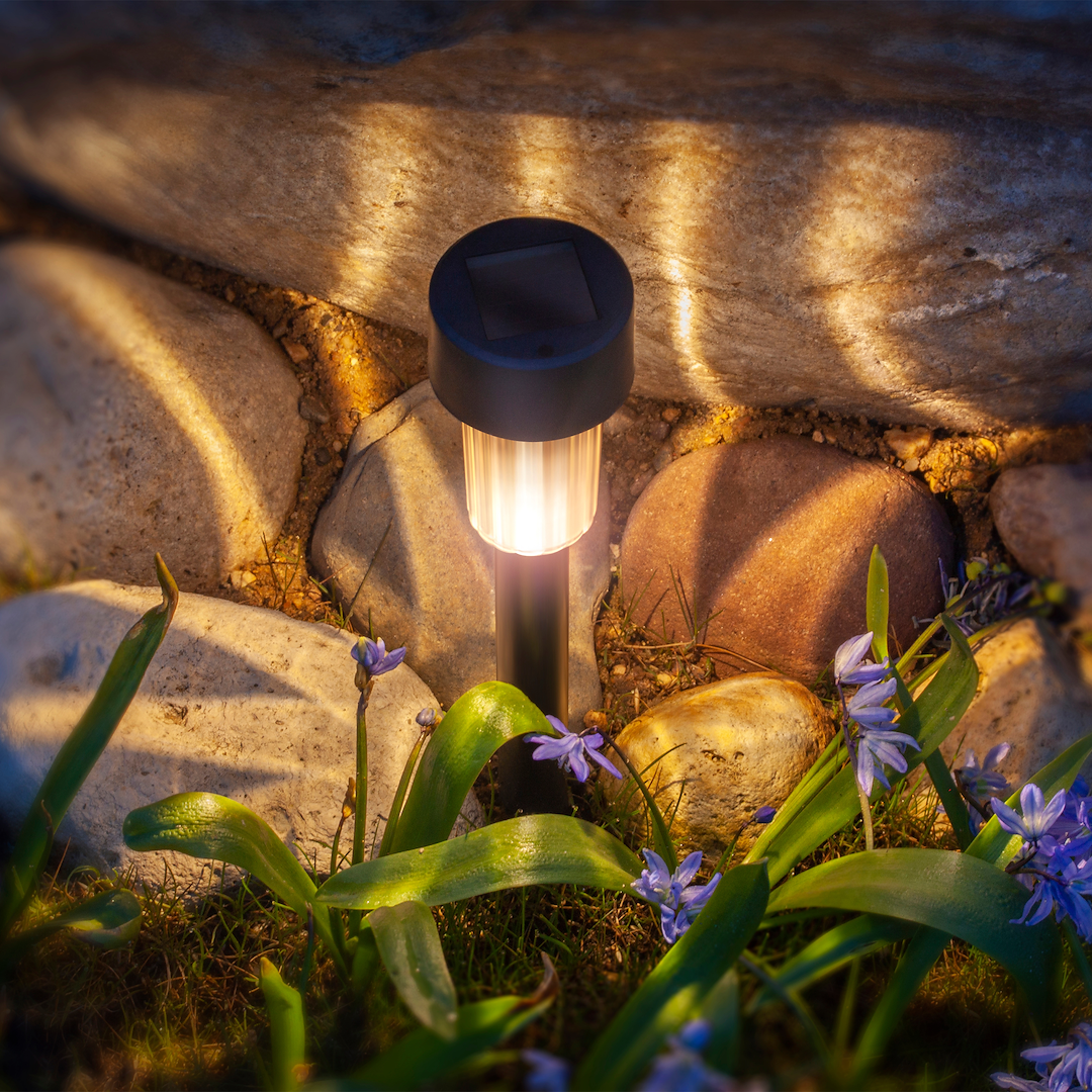 Lampa Solarna Patyk Czarny 4,5x4,5x29,5 Milagro - obrazek 3