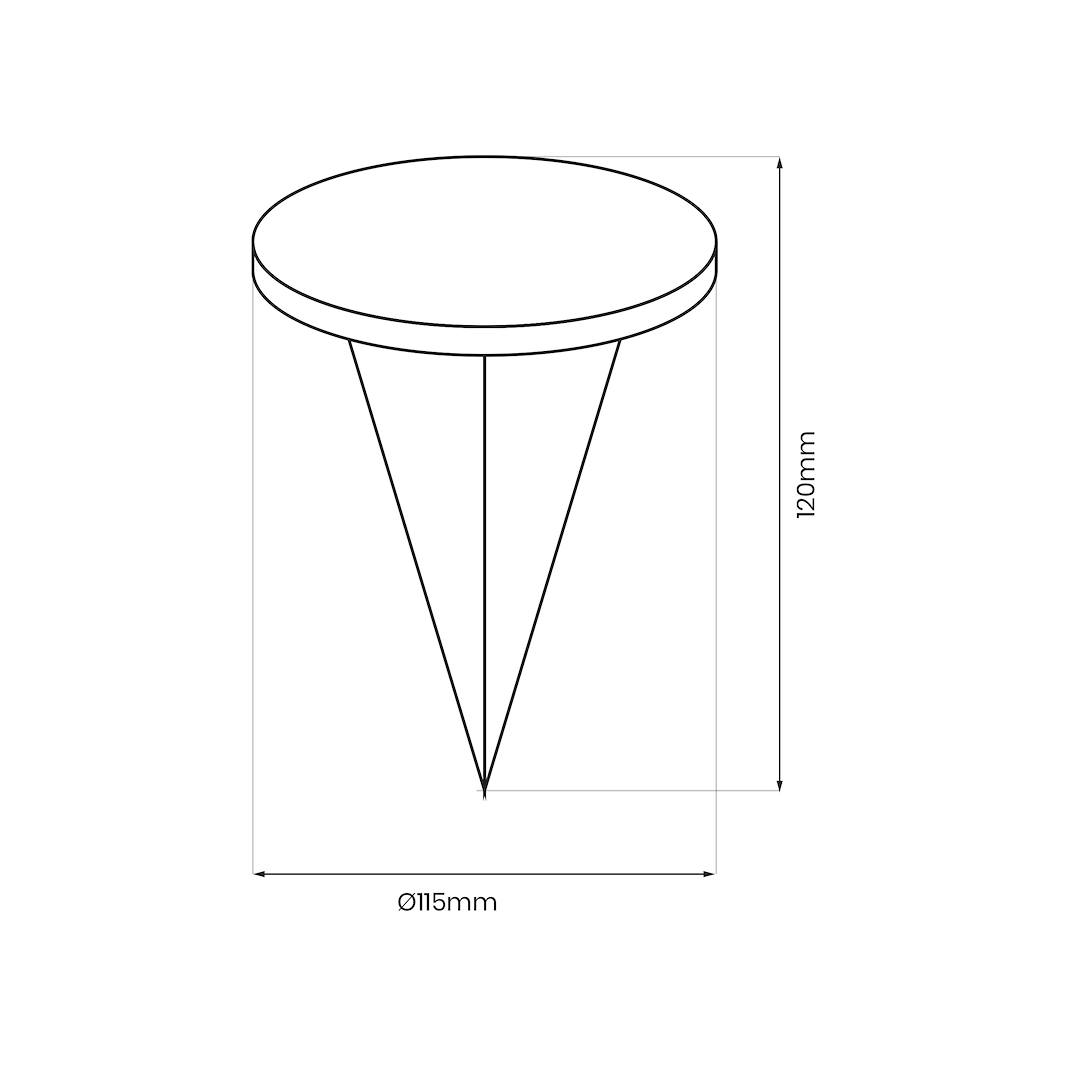 Lampa Solarna Deck 3000K IP44 Milagro - obrazek 3