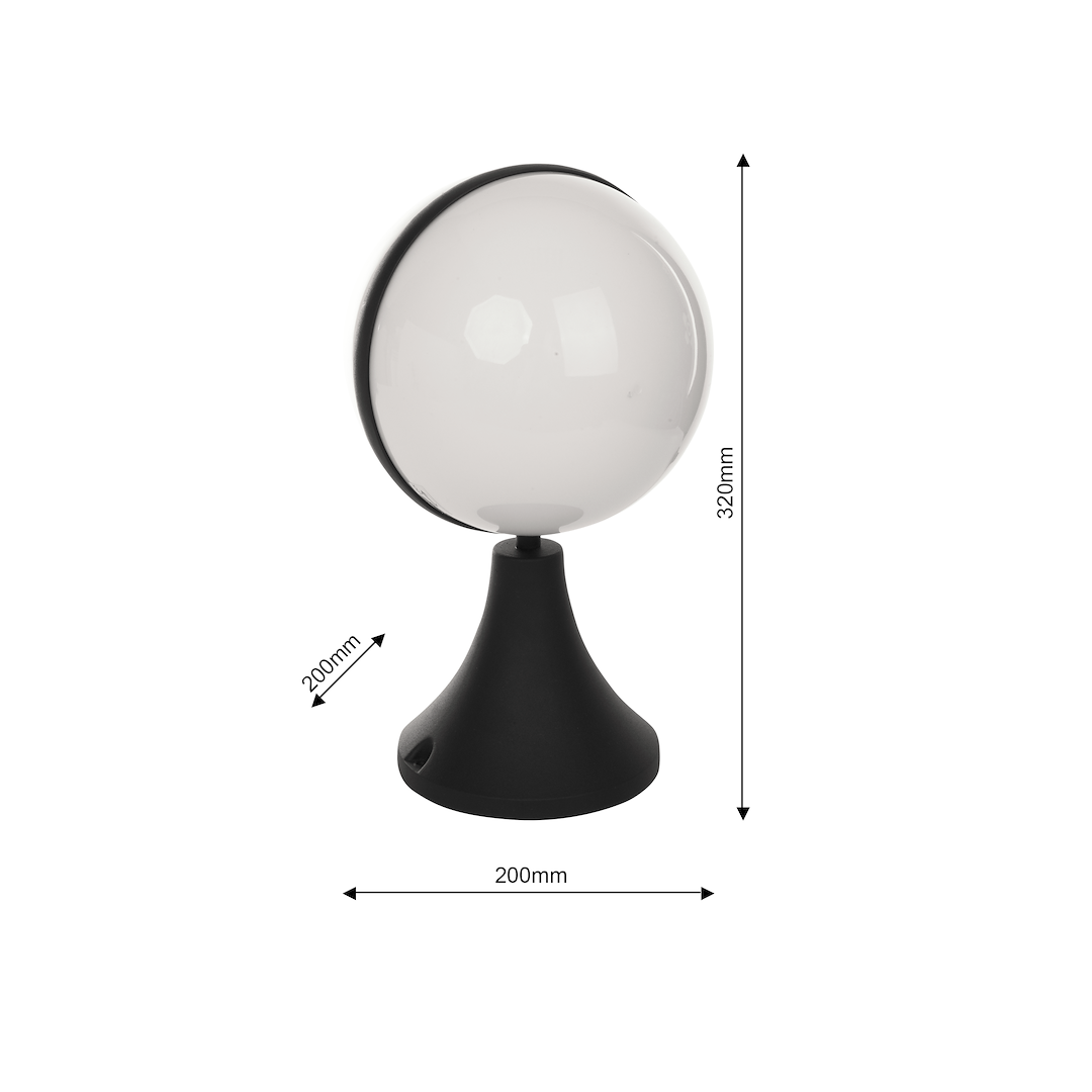 Lampa ogrodowa stołowa CIRCULO 1xE27 Milagro - obrazek 4