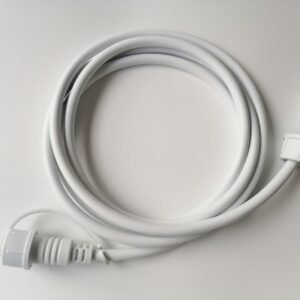 Kabel zasilający/przedłużacz BIAŁY do GIRLANDY 2m Milagro