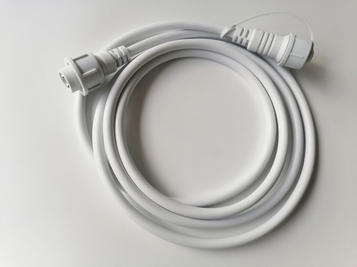 Kabel zasilający/przedłużacz BIAŁY do GIRLANDY 2m Milagro - obrazek 2