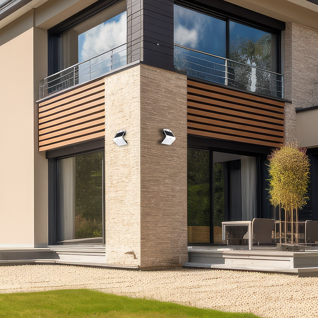 Kinkiet Solarny Butterfly 3,2W Biały Milagro - obrazek 6