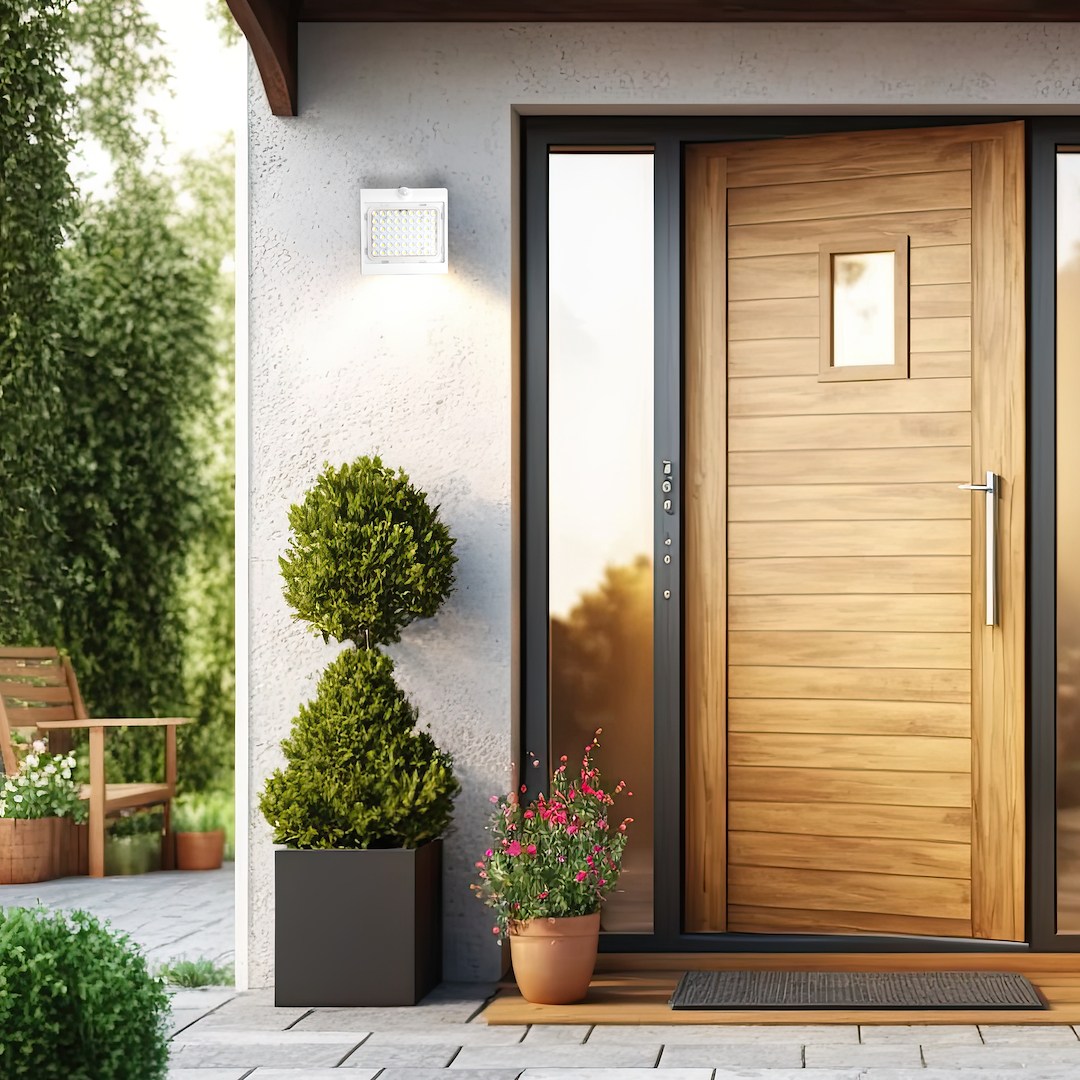 Kinkiet Solarny Butterfly 3,2W Biały Milagro - obrazek 7