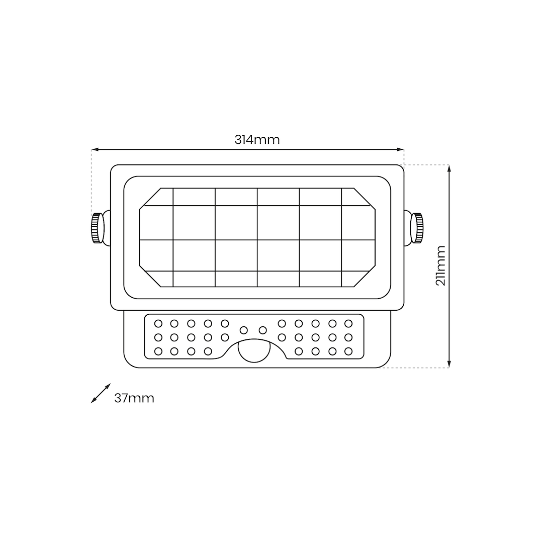 Naświetlacz Solarny Epad 10W 1150lm 4000K Milagro - obrazek 9