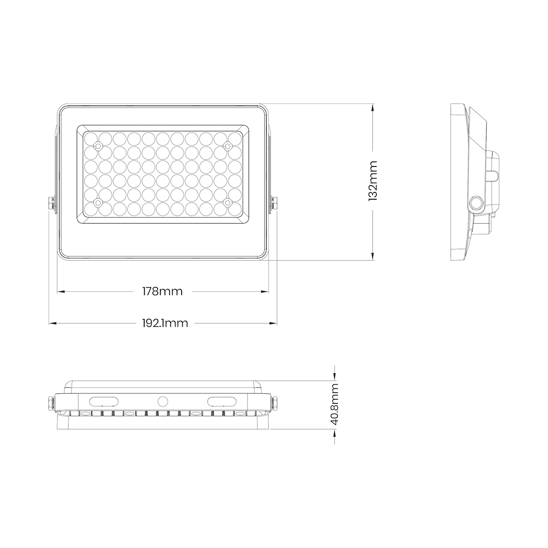 Naświetlacz Solarny Fokus 60W 900lm 6000K Milagro - obrazek 6