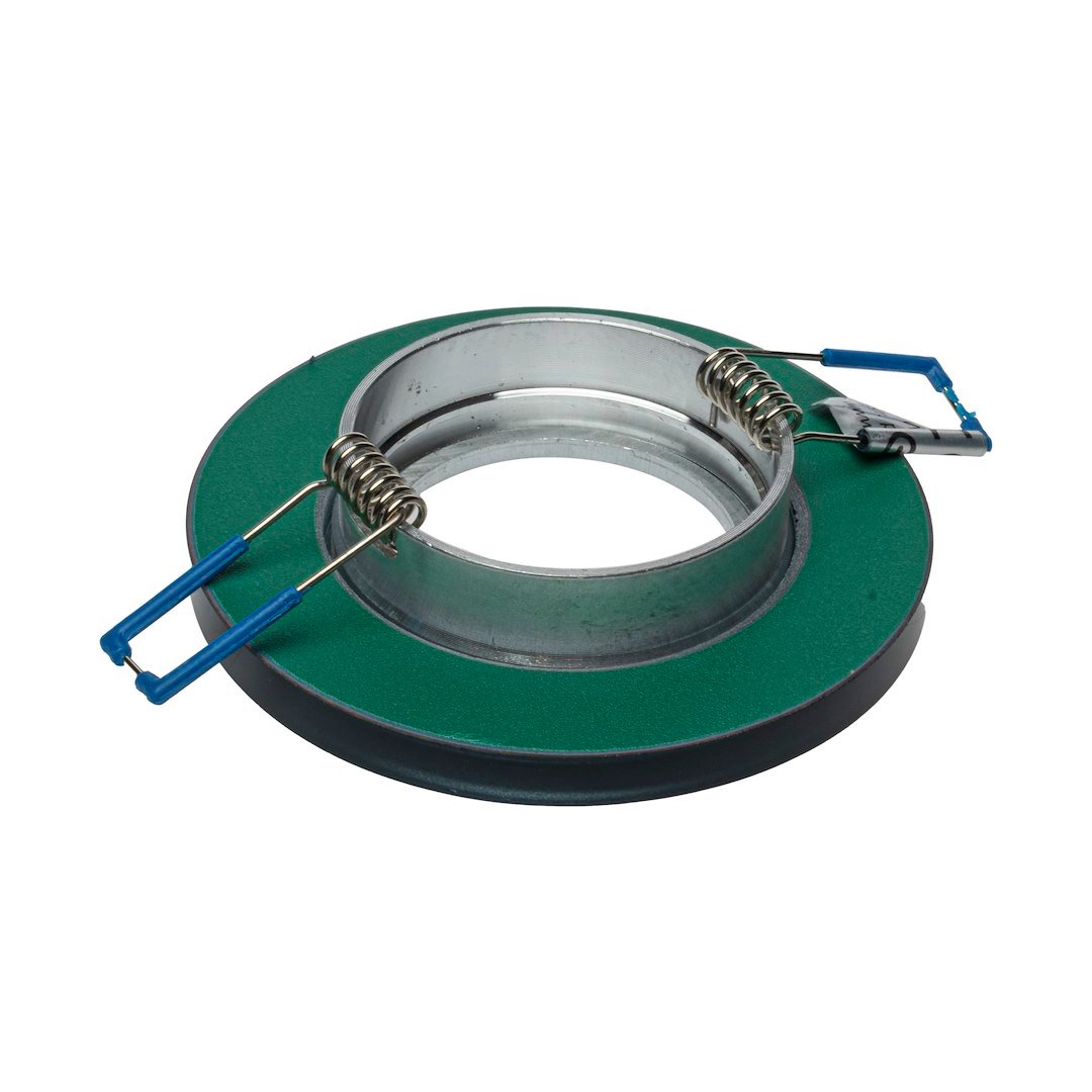 Oczko sufitowe szklane OKRĄGŁE. Kolor: CZARNY Milagro - obrazek 3