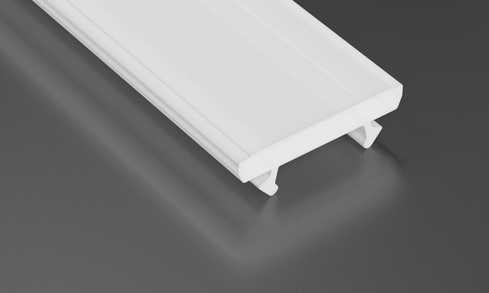 PROFIL ALUMINIOWY SREBRNY TYP T 1m + KLOSZ MLECZNY Milagro - obrazek 3