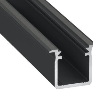 PROFIL ALUMINOWY CZARNY TYP G 1m + KLOSZ MLECZNY Milagro