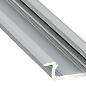 PROFIL ALUMINIOWY SREBRNY TYP Z 1m + KLOSZ MLECZNY Milagro