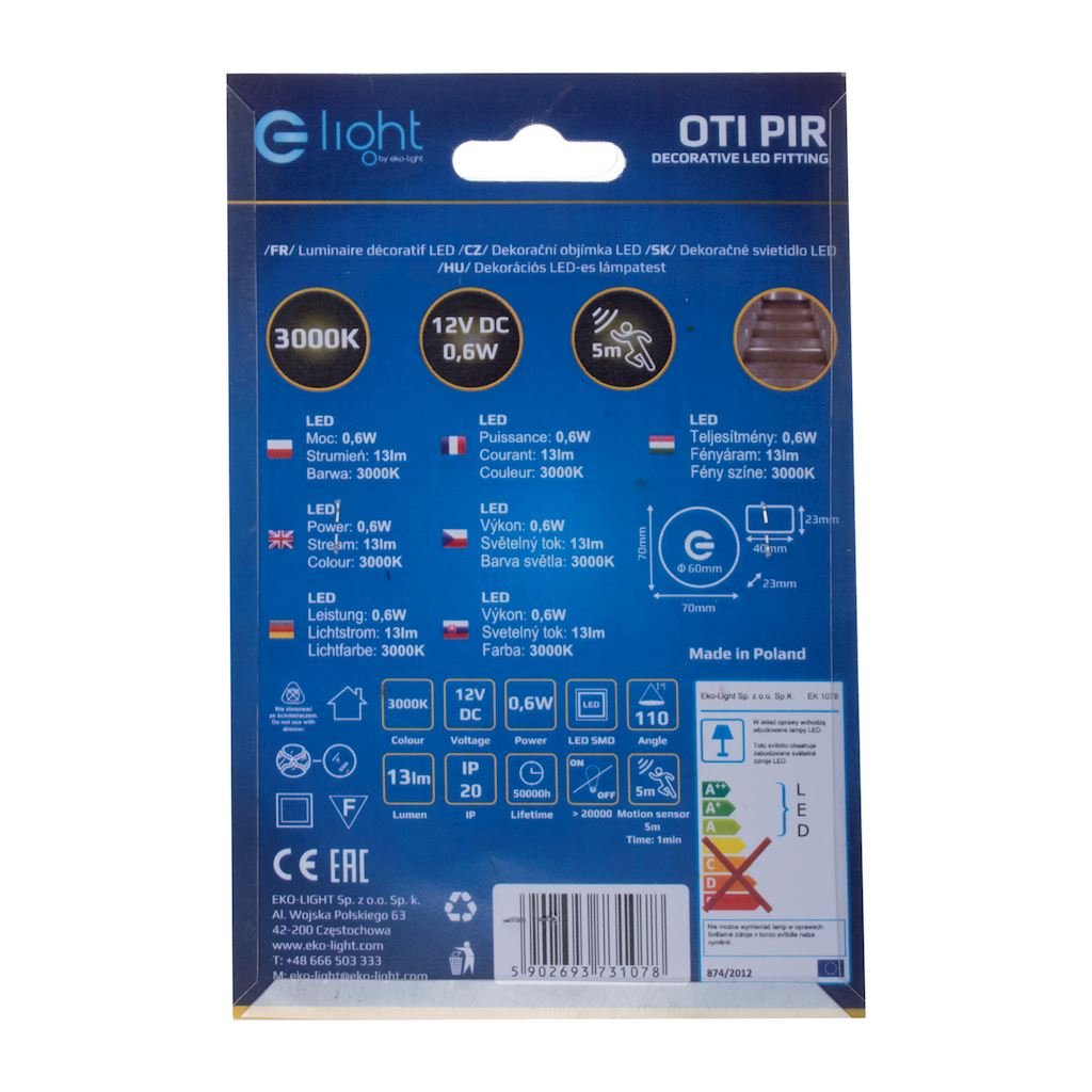 Oprawa schodowa OTI Barwa Ciepła 3000K Milagro - obrazek 5