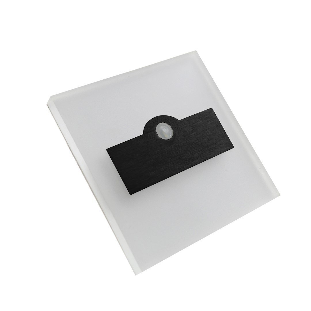 Oprawa schodowa LUMI BLACK Barwa Neutralna 4000K 12V z czujnikiem ruchu Milagro - obrazek 2