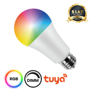 Żarówka LED Wi-FI A60 8W E27 Smart Tuya RGB+CCT+DIM Milagro