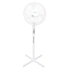 WENTYLATOR STOJĄCY EKO-LIGHT Z PILOTEM 16''BIAŁY Milagro