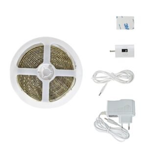 TAŚMA LED 3M CZUJ.BEZDOT+ZASIL.4000K Milagro