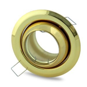 OCZKO OKRĄGŁE GU10 1X5W LED ZŁOTO Milagro