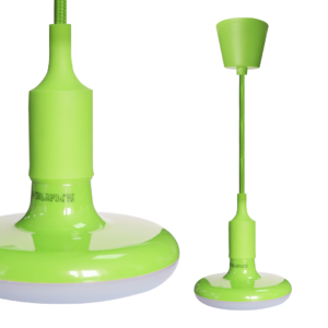 ŻARÓWKA UFO 15W LED ZIELONA + KABEL W OPLOCIE Milagro