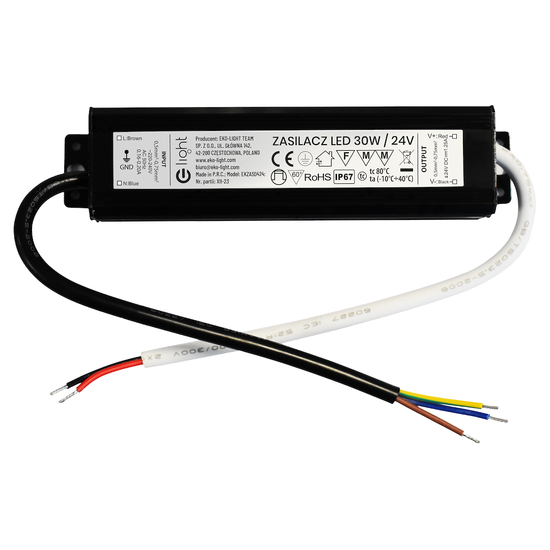 ZASILACZ LED 30W IP67 24V Milagro - obrazek 2