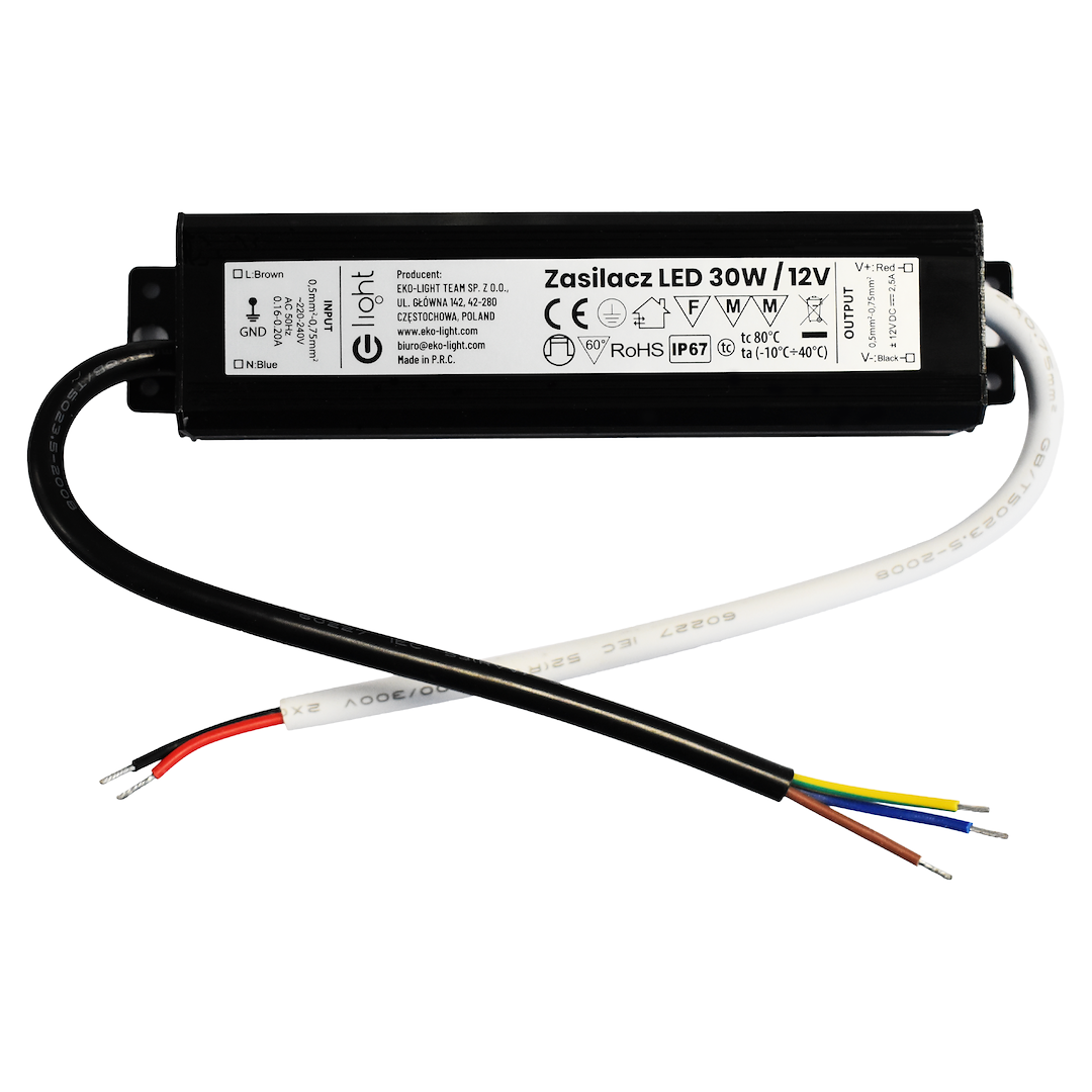 ZASILACZ LED 30W IP67 Milagro - obrazek 2