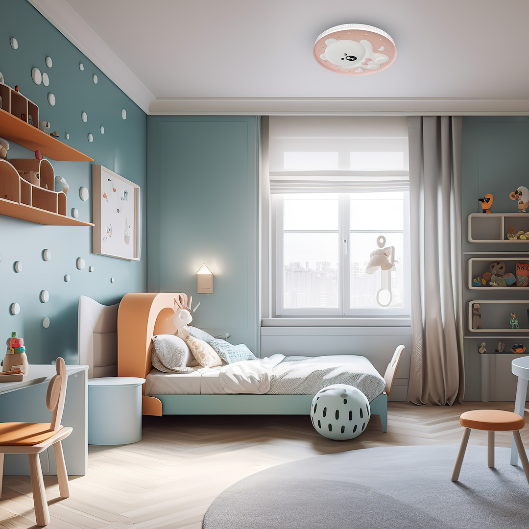 Plafoniera BEAR PINK 34W LED Ø490 mm Milagro - obrazek 5