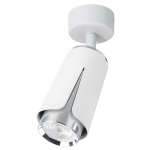 Flower Chrom Biały Spot 1xGU10 Milagro