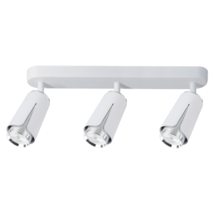 Flower Chrome Biały Spot 3xGU10 Milagro