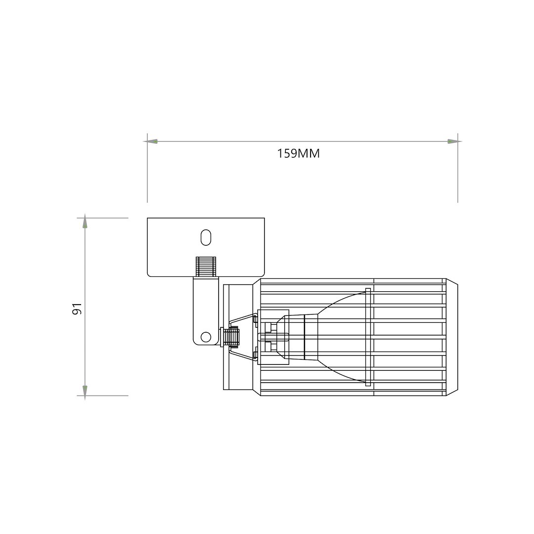VERTICAL BLACK SPOT 1xGU10 Milagro - obrazek 5