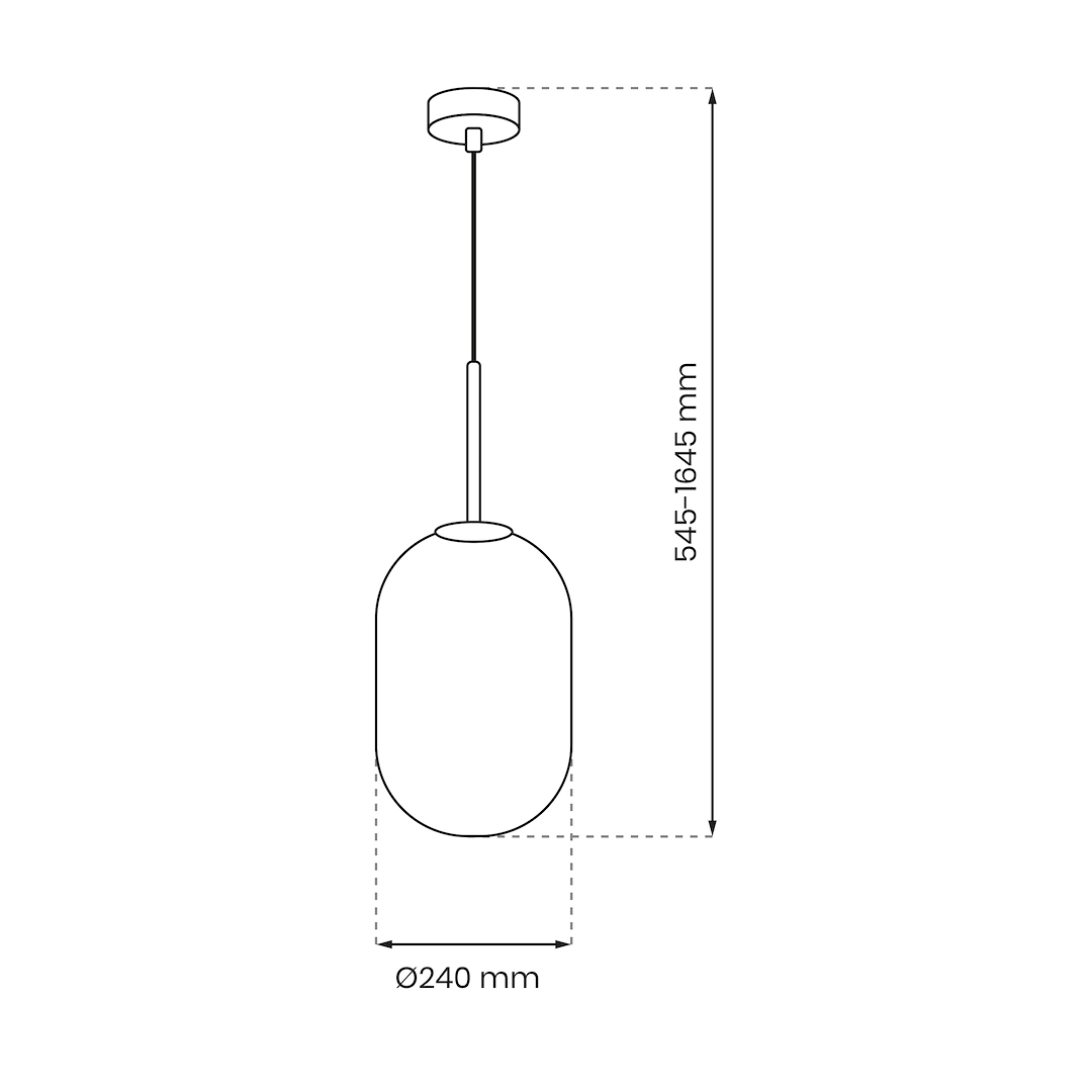 Lampa wisząca ALIAS GOLD 1xE14 fi 240 Milagro - obrazek 5