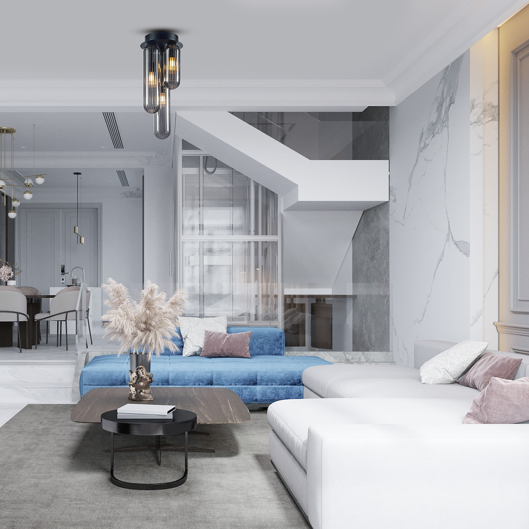 Lampa sufitowa Pax Czarny 3xG9 Milagro - obrazek 3