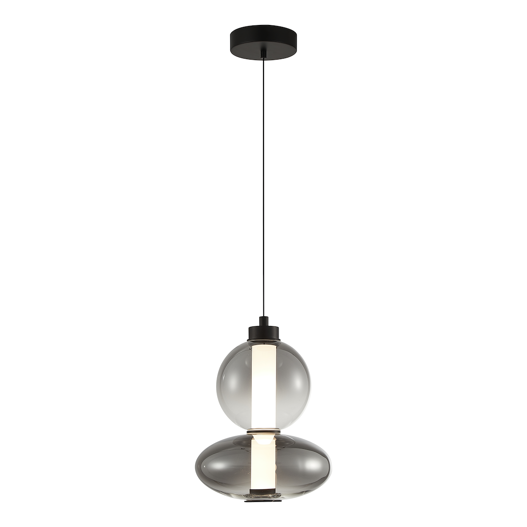 Lampa wisząca DAPHNE SMOKED 12W Milagro