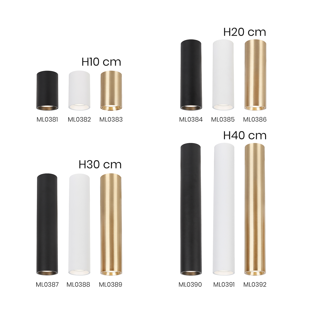 Genesis Spot Czarny 1xGU10 20cm Milagro - obrazek 4