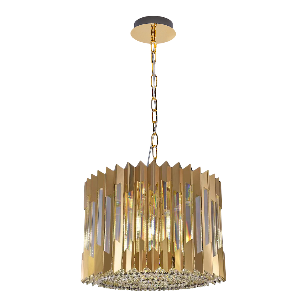 Żyrandol RITZ GOLD 7xE14 Milagro