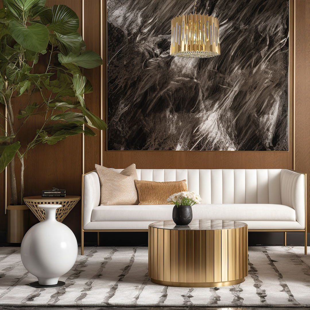 Żyrandol RITZ GOLD 7xE14 Milagro - obrazek 3