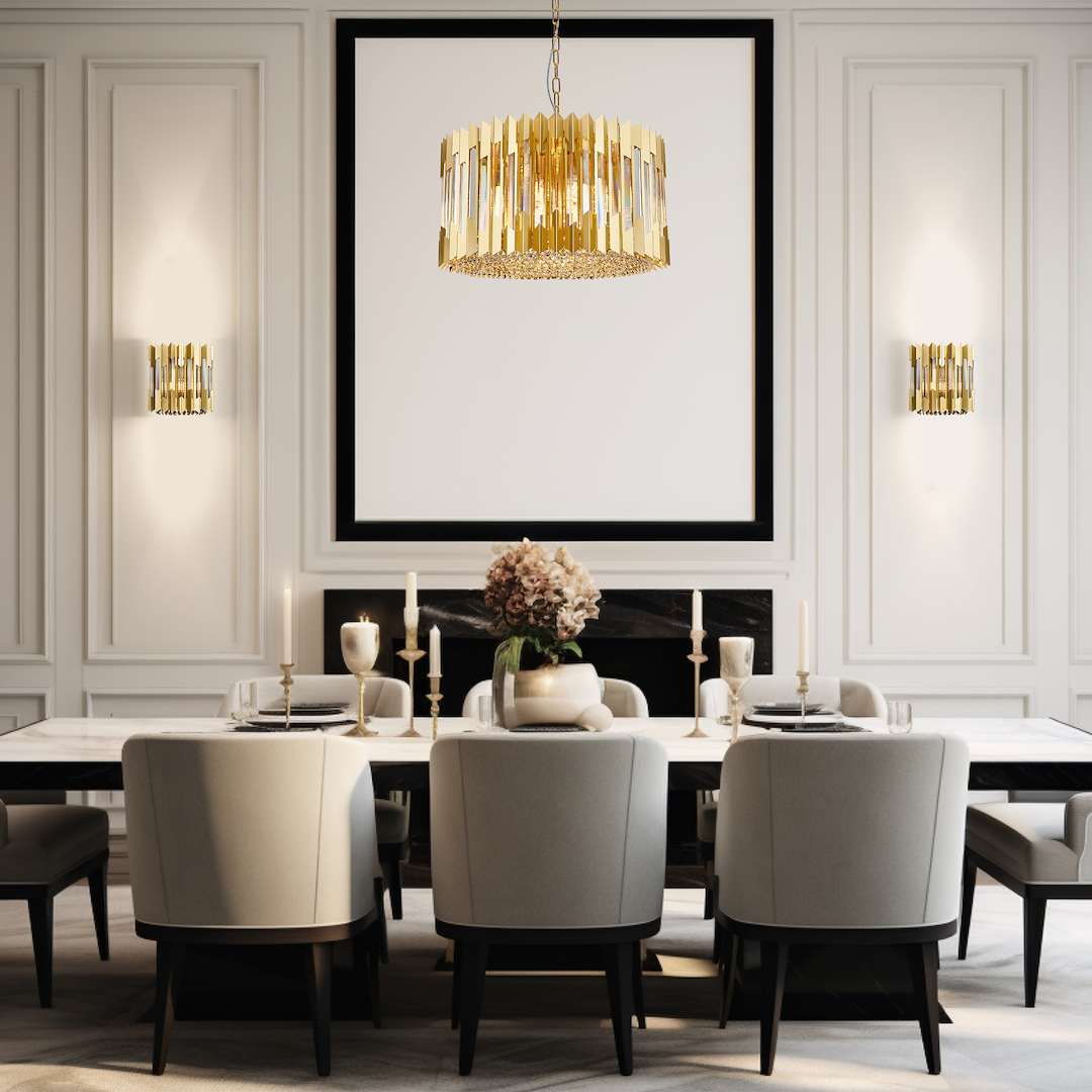 Kinkiet RITZ GOLD 2xE14 Milagro - obrazek 3