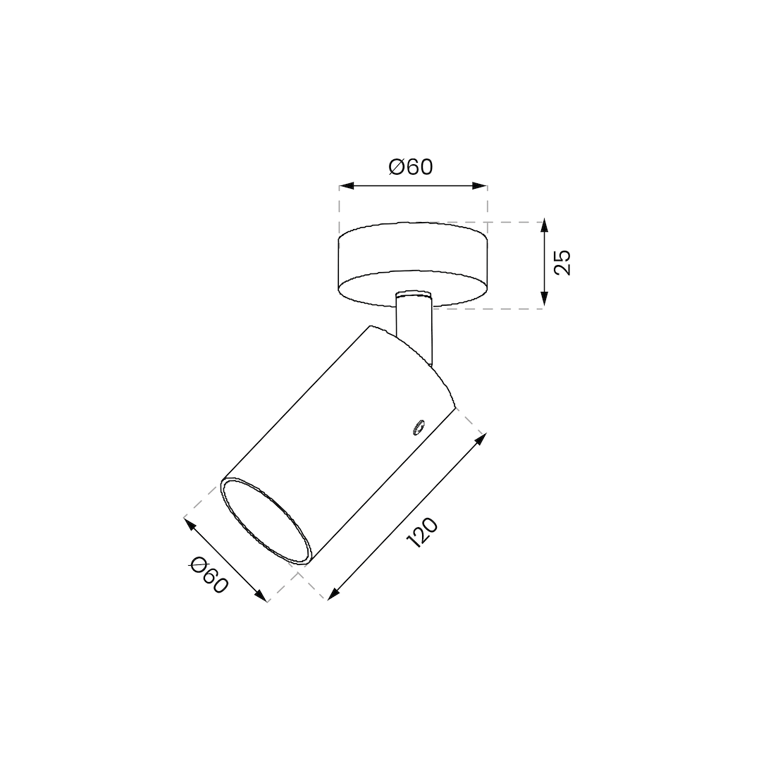 Oprawa Ricky Spot Złoty 1xGU10 Milagro - obrazek 6