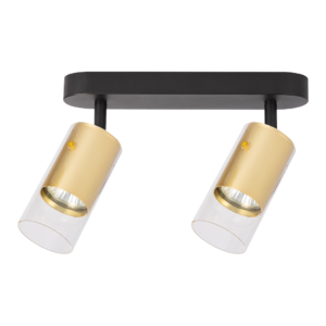 Oprawa Ricky Spot Złoty 2xGU10 Milagro