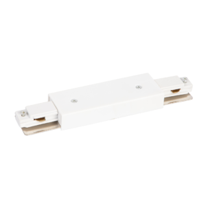 Łącznik Prosty Track Biały 1-Obwodowy + zasilanie centralne v2.0 Milagro