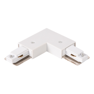 Łącznik L Track Biały 1-Obwodowy + zasilanie centralne v2.0 Milagro