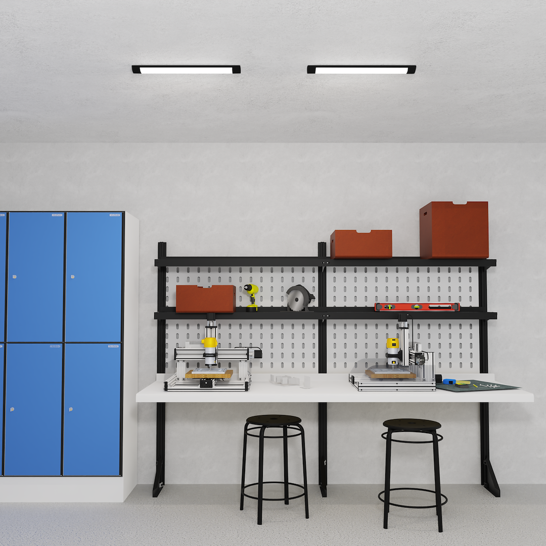 Listwa LED Batten 18W 60cm 4000K - Czarny Milagro - obrazek 3