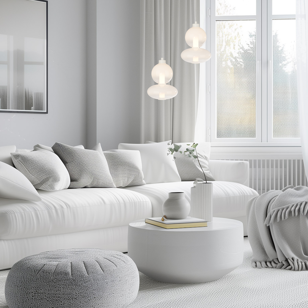 Lampa wisząca DAPHNE WHITE 12W Milagro - obrazek 3