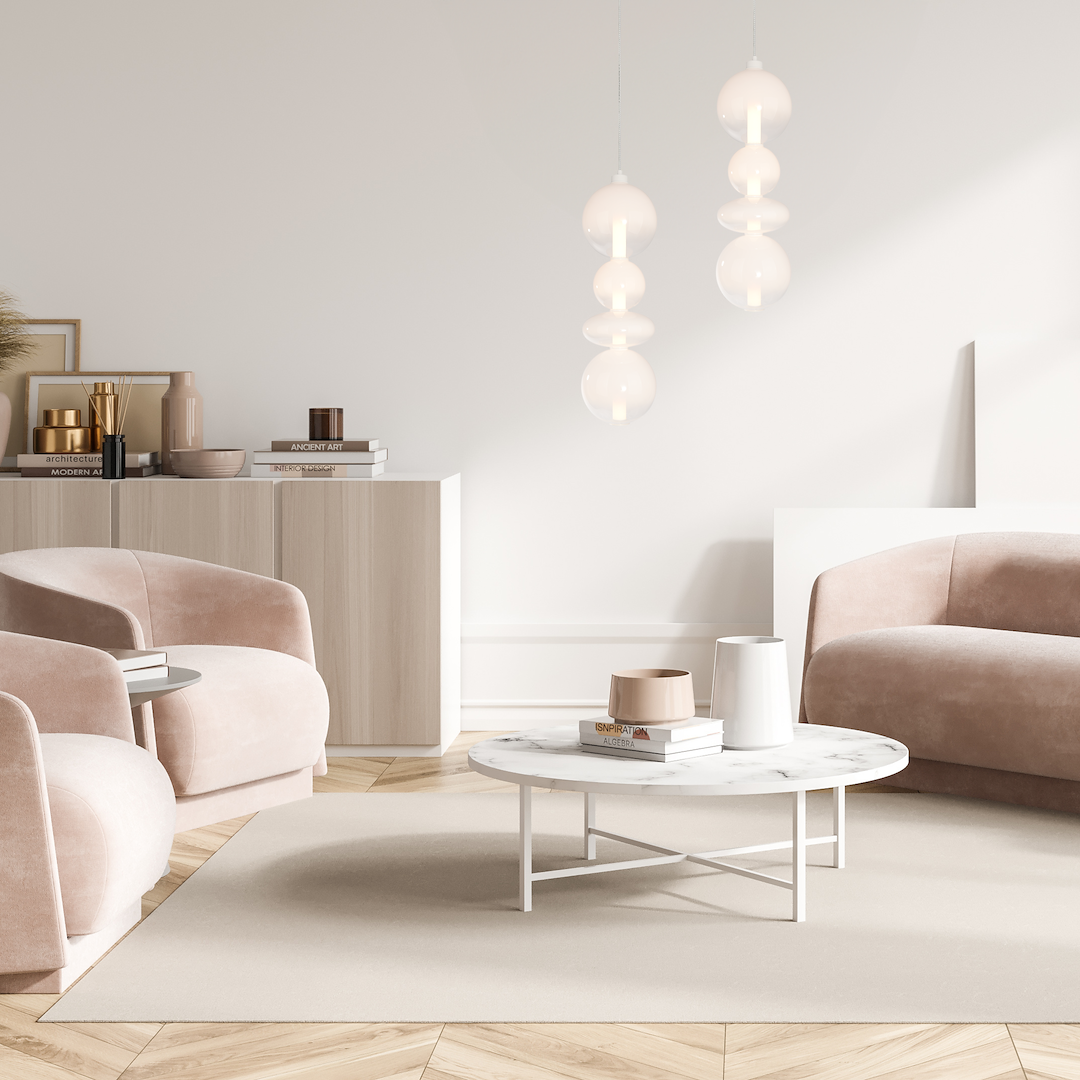 Lampa wisząca DAPHNE WHITE 36W Milagro - obrazek 4