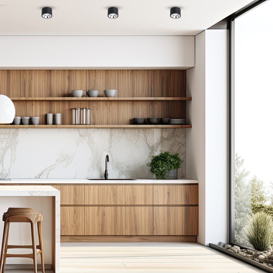 Oprawa natynkowa Redondo Czarny 1xAR111 GU10 Milagro - obrazek 6