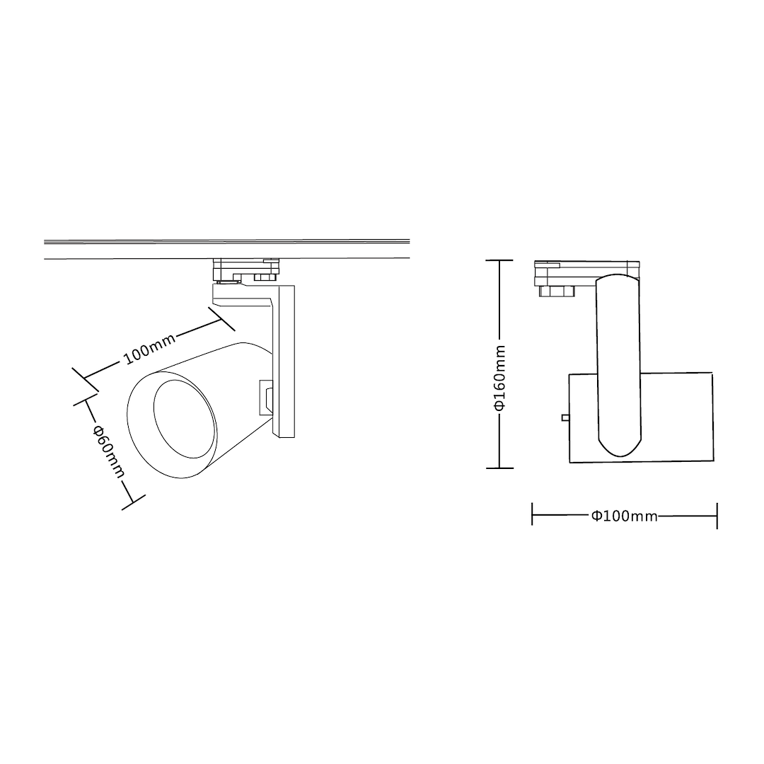 Reflektor Timor 10W 2700/4000K Czarny 3 Obwodowy Milagro - obrazek 7