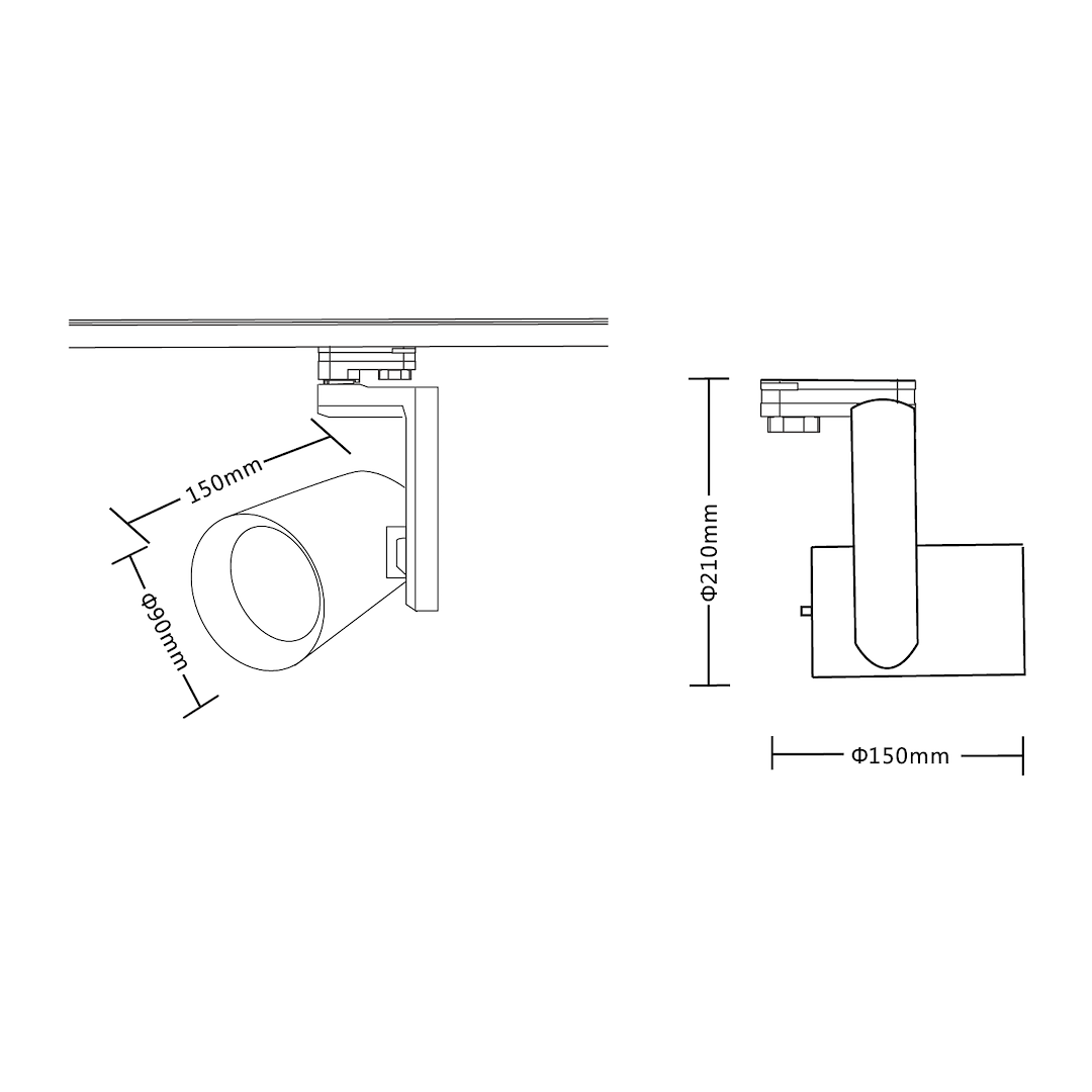 Reflektor Timor 30W 2700/4000K Biały 3 Obwodowy Milagro - obrazek 7