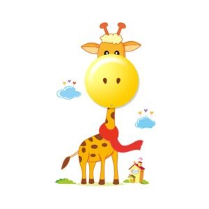 LAMPKA DZIECIĘCA GIRAFFE 0,6W LED Milagro