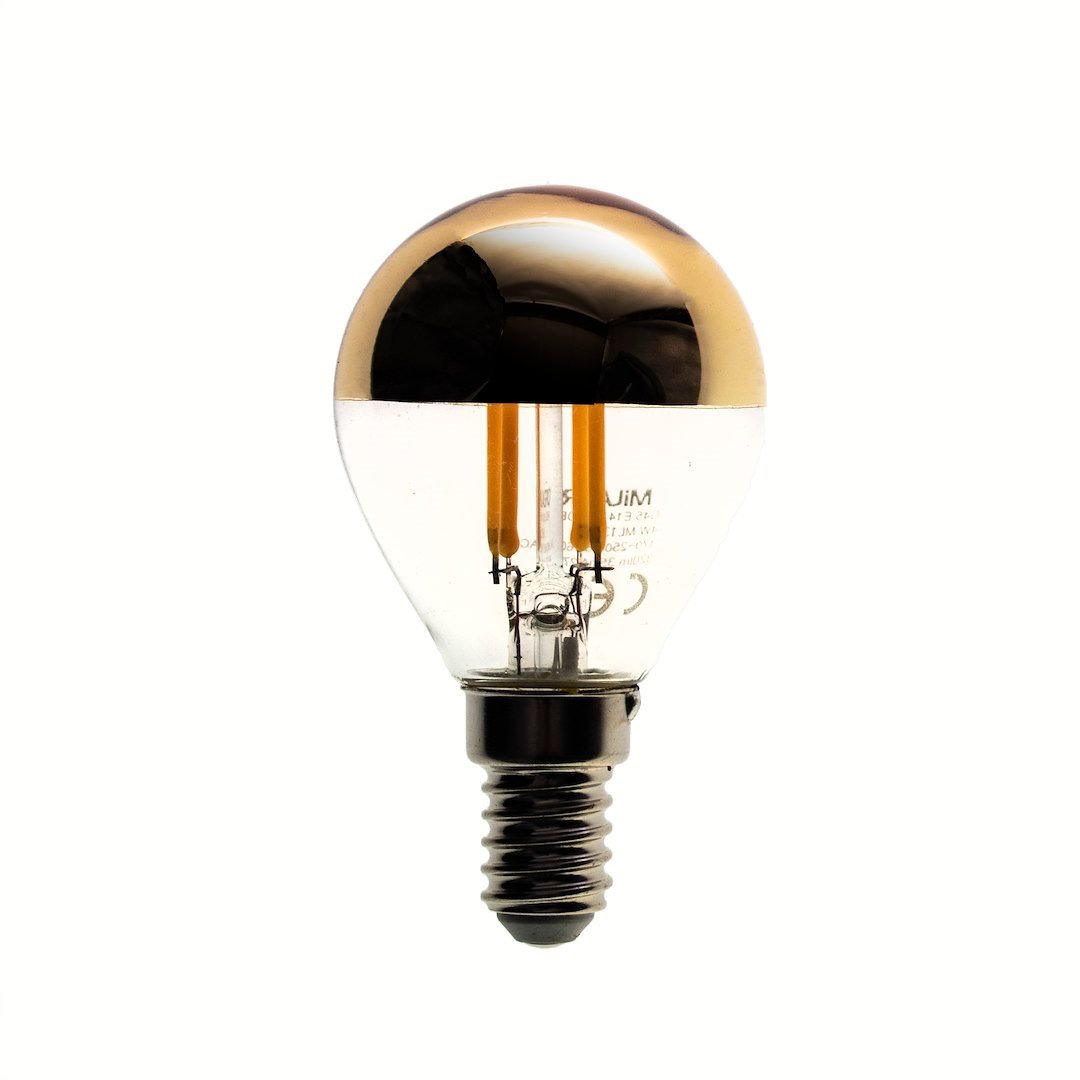 Żarówka Filamentowa LED 4W G45 E14 2700K TOP GOLD Milagro