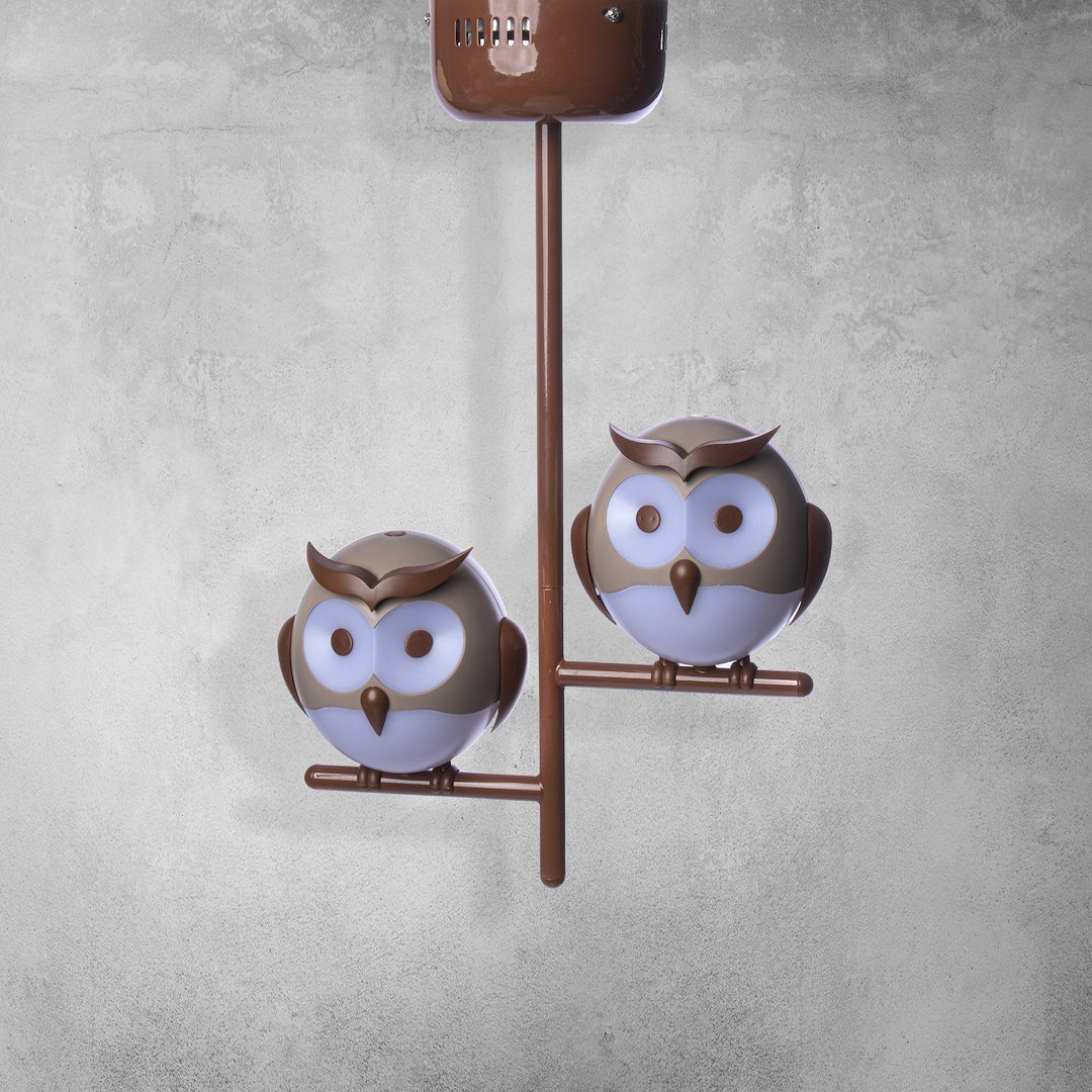 LAMPKA SUFITOWA OWL 2XG9 LED Milagro - obrazek 4