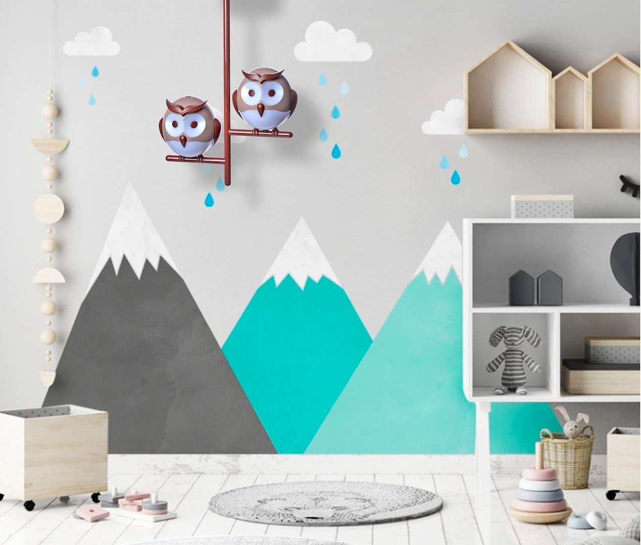 LAMPKA SUFITOWA OWL 2XG9 LED Milagro - obrazek 5